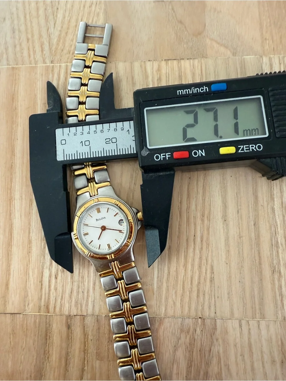 Bulova ladies two tone classics watch NEW BATTERY